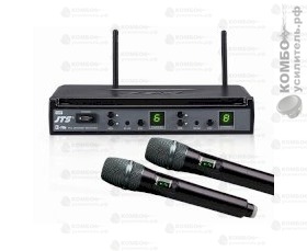 JTS E-7Du/E-7THD Радиосистема двухканальная с двумя ручными радиомикрофонами, Купить Kombousilitel.ru, Радиосистемы