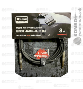 Xline Cables RINST JACK-JACK 03 Кабель инструментальный, Купить Kombousilitel.ru, Инструментальные кабели