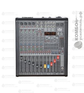 SVS Audiotechnik mixers PM-8A Активный аналоговый микшерный пульт, 8-канальный, Купить Kombousilitel.ru, Микшерные пульты активные