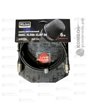 Xline Cables RMIC XLRM-XLRF 06 Кабель микрофонный, Купить Kombousilitel.ru, Микрофонные кабели