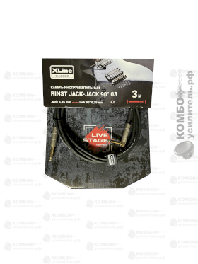 Xline Cables RINST JACK-JACK 90° 03 Кабель инструментальный, Купить Kombousilitel.ru, Инструментальные кабели